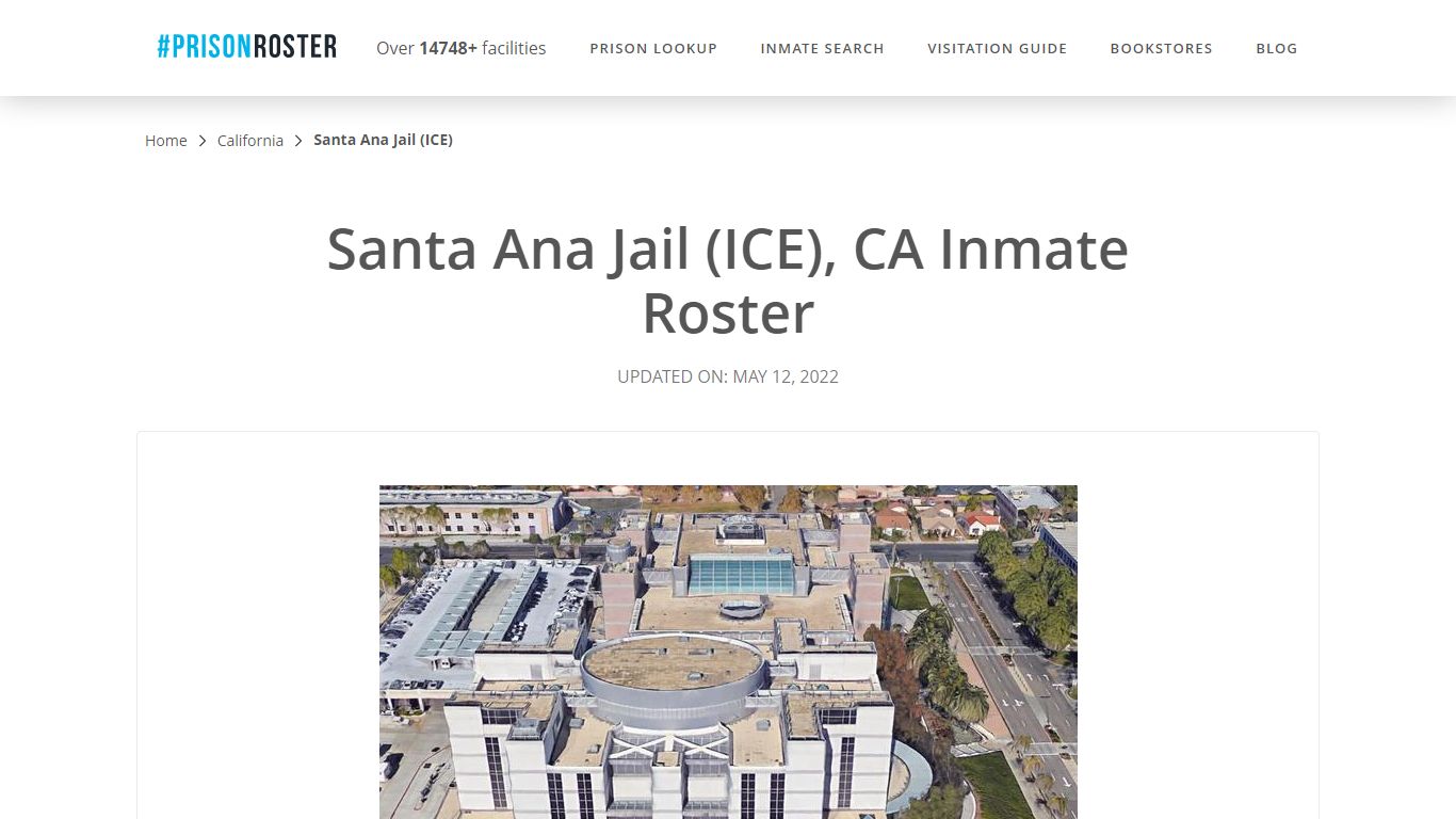 Santa Ana Jail (ICE), CA Inmate Roster